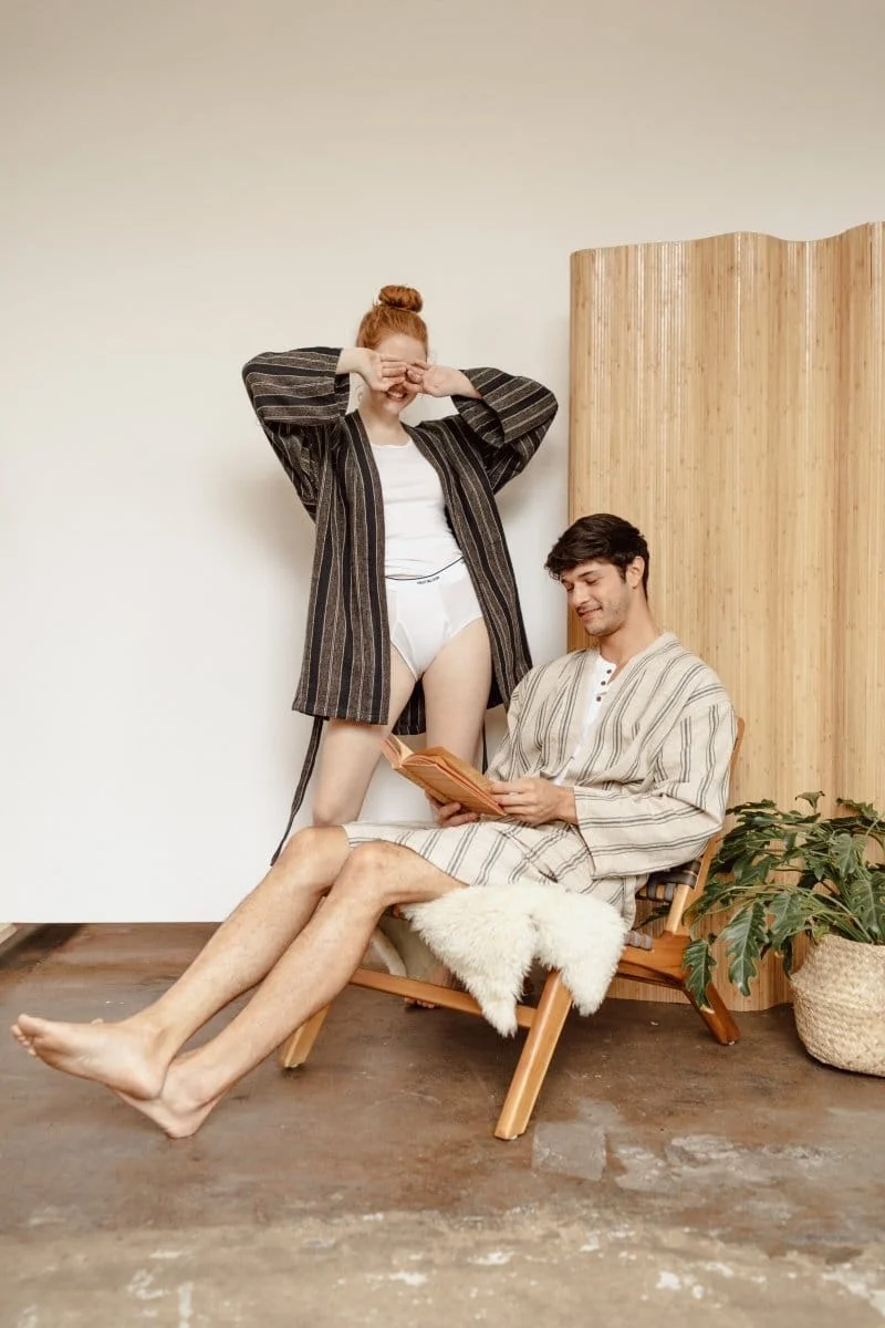 Asya Kisa-Cut Robe - Image 26