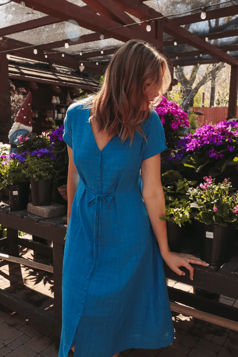 Dilek Dress - Spring Blue - Image 11