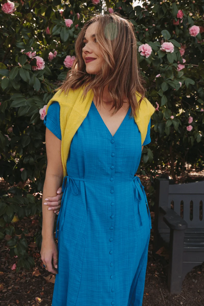 Dilek Dress - Spring Blue - Image 6