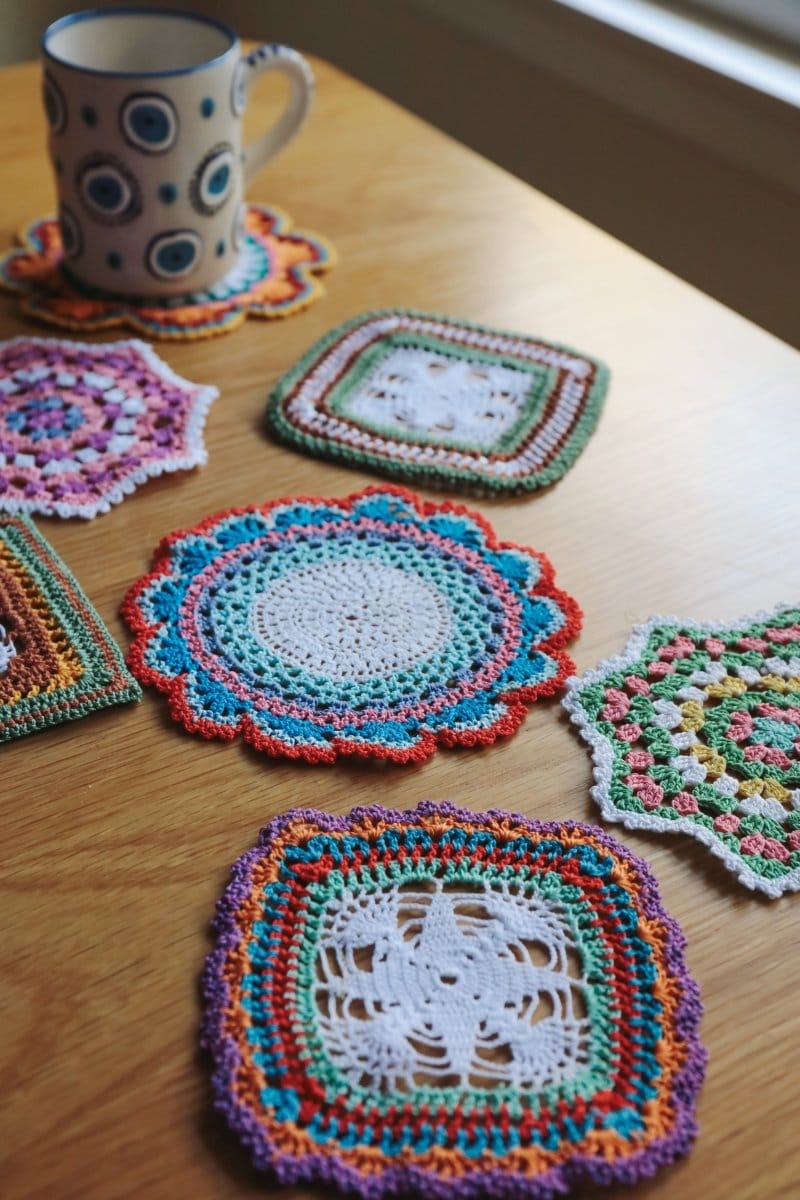 Crotcheted One-Of-A-Kind Turkish Coasters - Image 11
