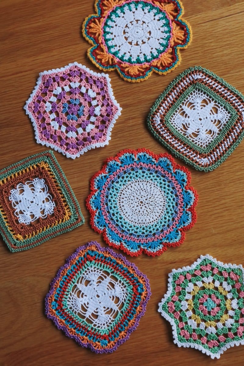 Crotcheted One-Of-A-Kind Turkish Coasters - Image 12