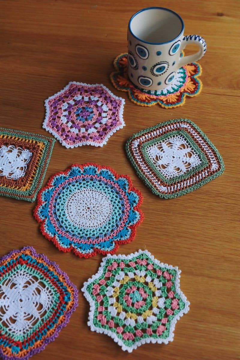 Crotcheted One-Of-A-Kind Turkish Coasters - Image 9