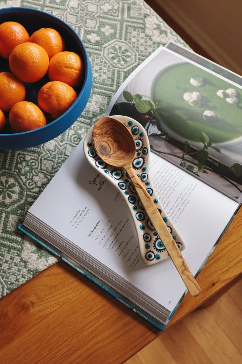Turkish Olive-Wood Mixing Spoon - Image 5