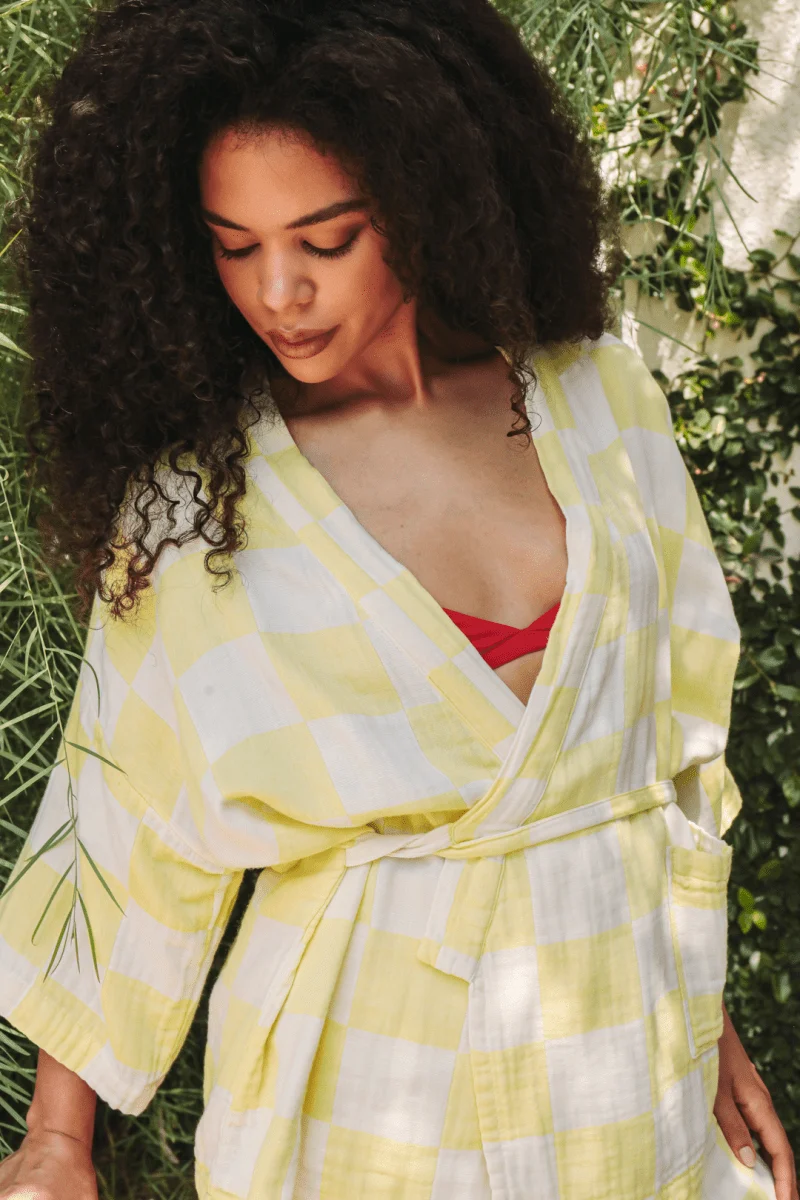 Kardeş Loungewear Separates - Limonata Check - Image 7