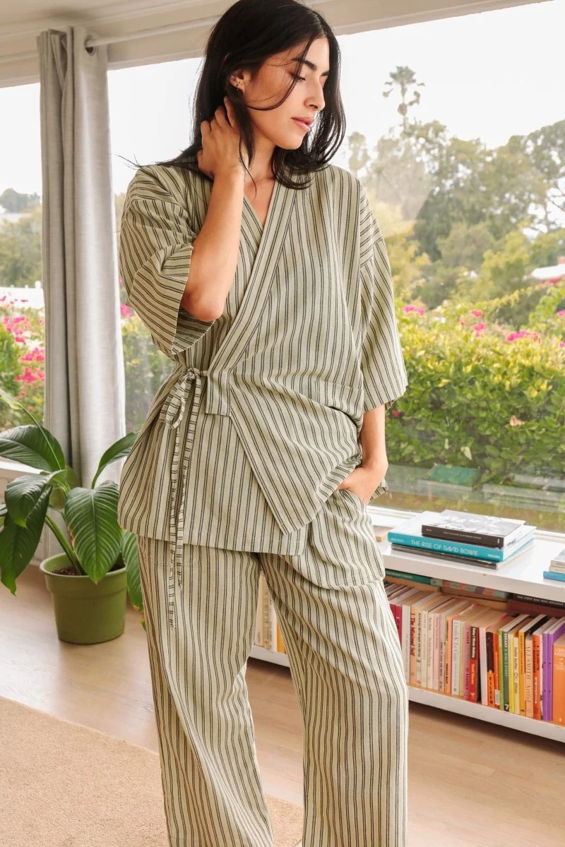 *NEW* Kardeş Loungewear Separates - Minted Stripe - Image 9