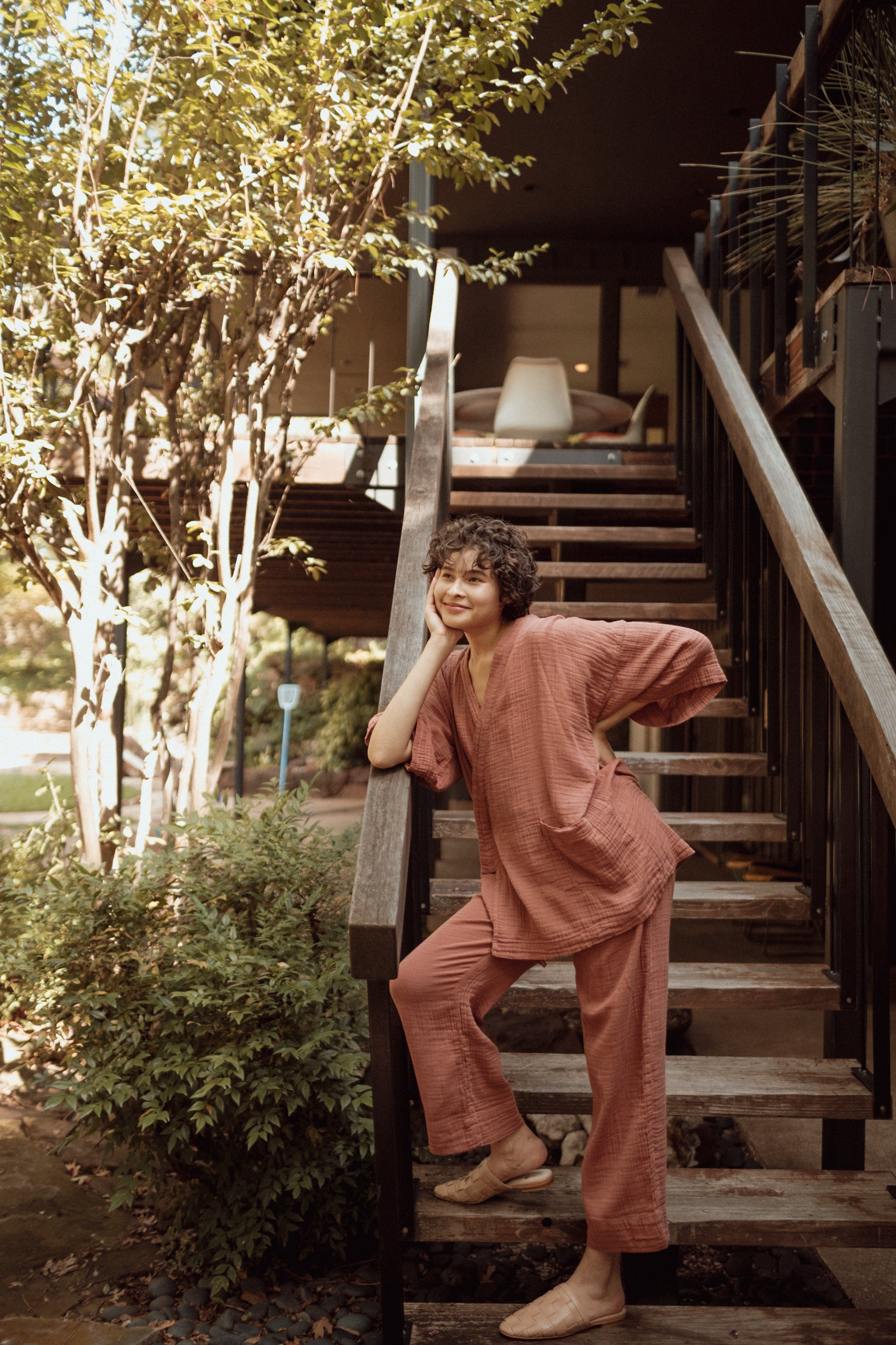 Kardeş Loungewear Separates - Canyon Rose - Image 10