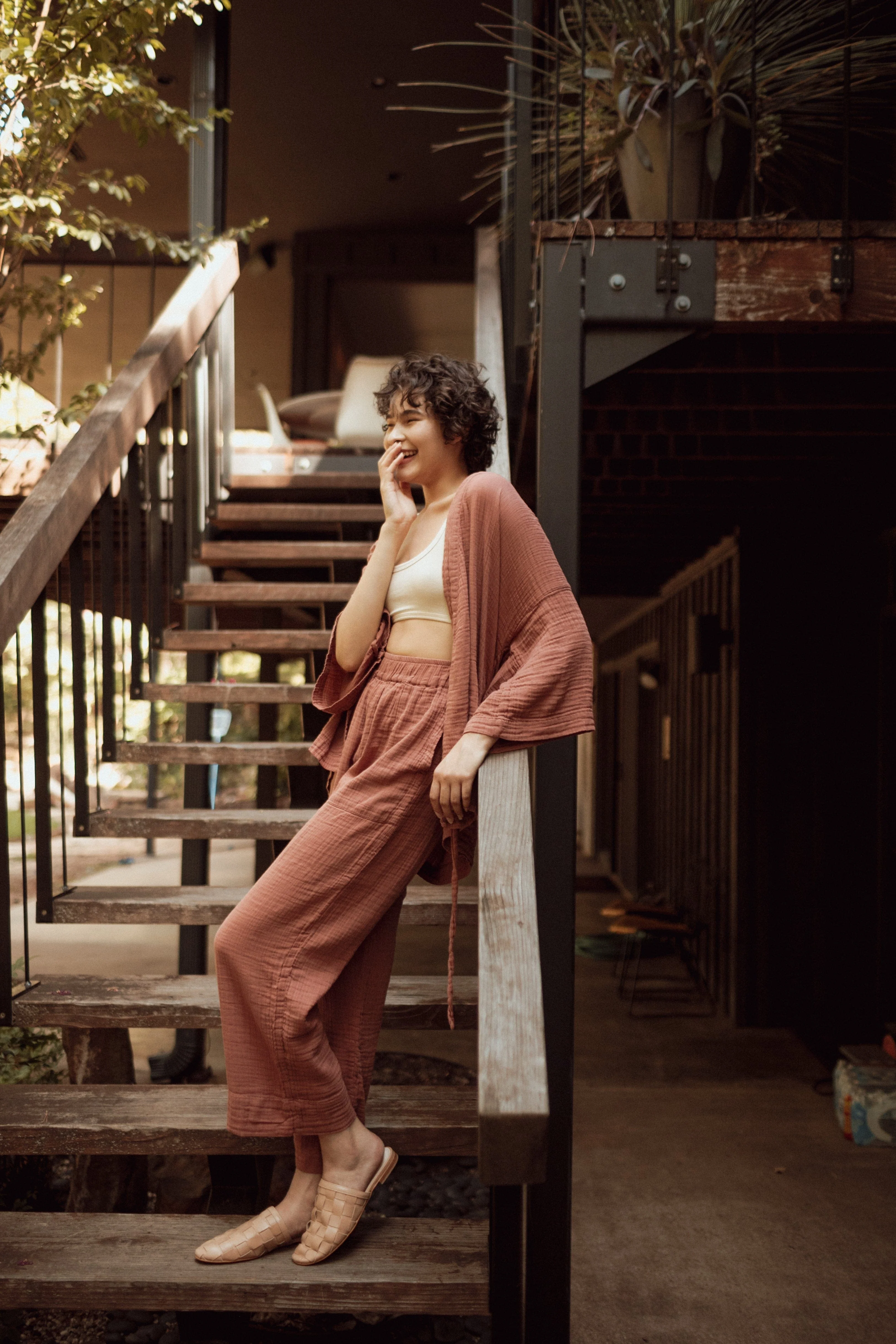 Kardeş Loungewear Separates - Canyon Rose - Image 11