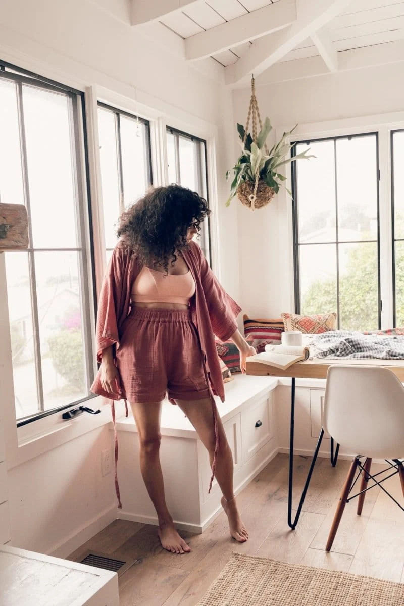 Kardeş Loungewear Shorts - Canyon Rose - Image 12