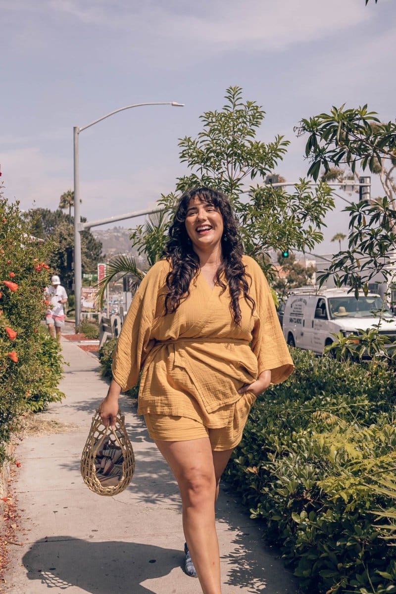 Kardeş Loungewear Shorts - Marigold - Image 8