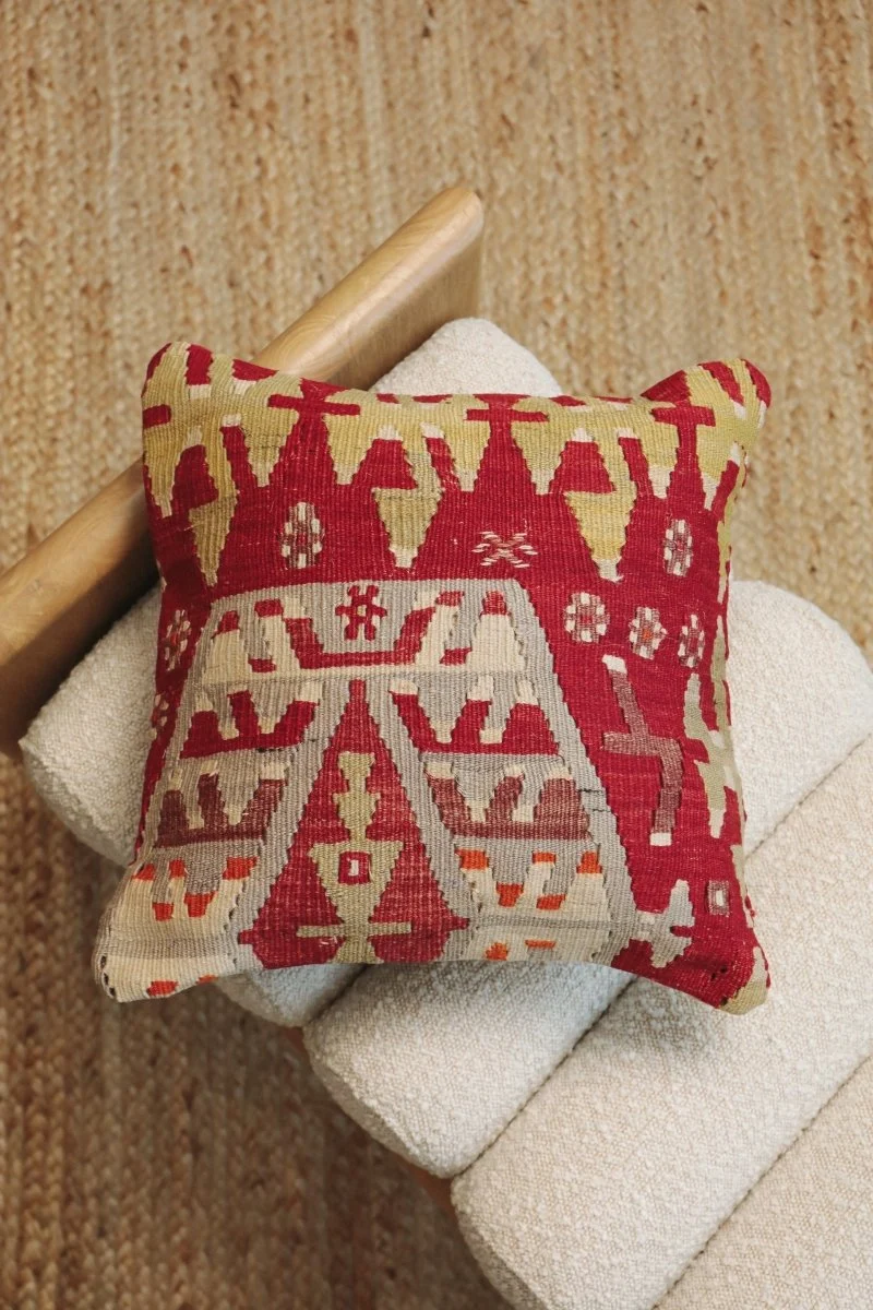 Kilim Square Pillow Otuz Iki - Image 2