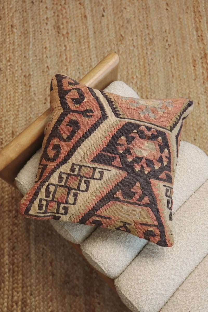 Kilim Square Pillow On Bir