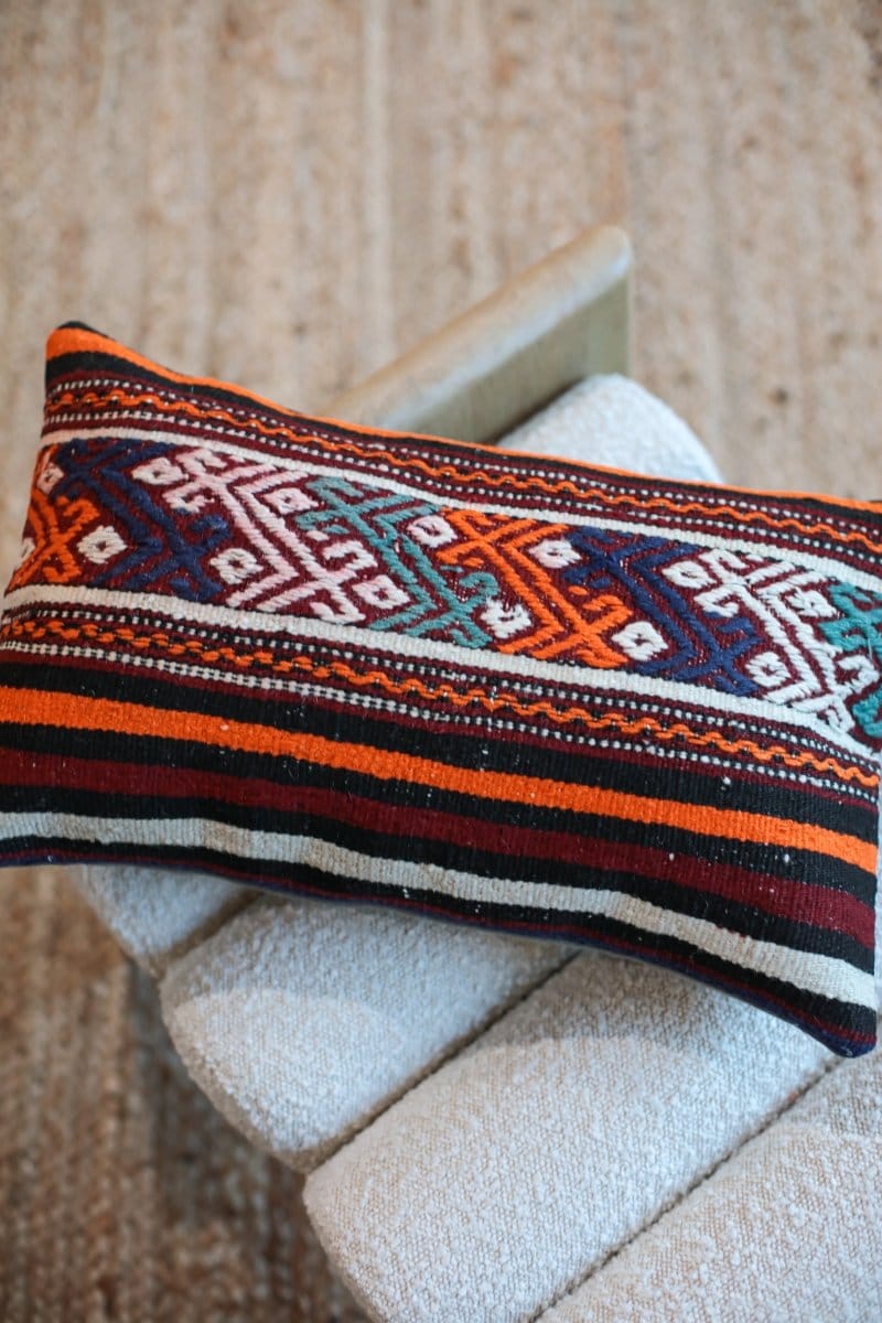 Kilim Lumbar Pillow Otuz Bes - Image 2