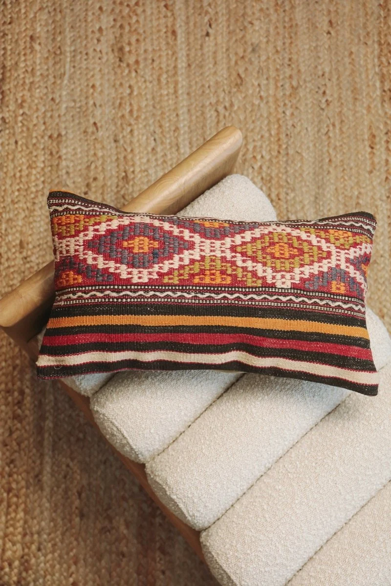Kilim Lumbar Pillow Dört