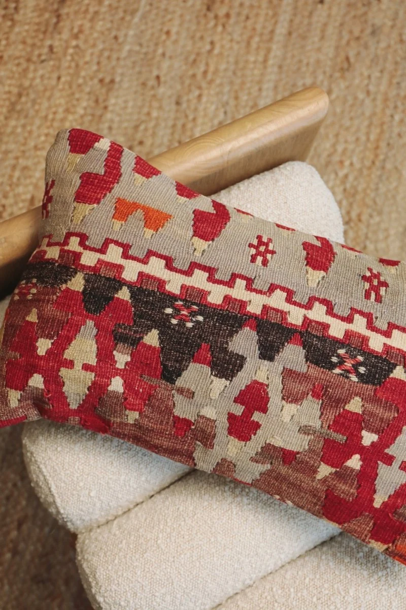 Kilim Lumbar Pillow On Yedi - Image 2