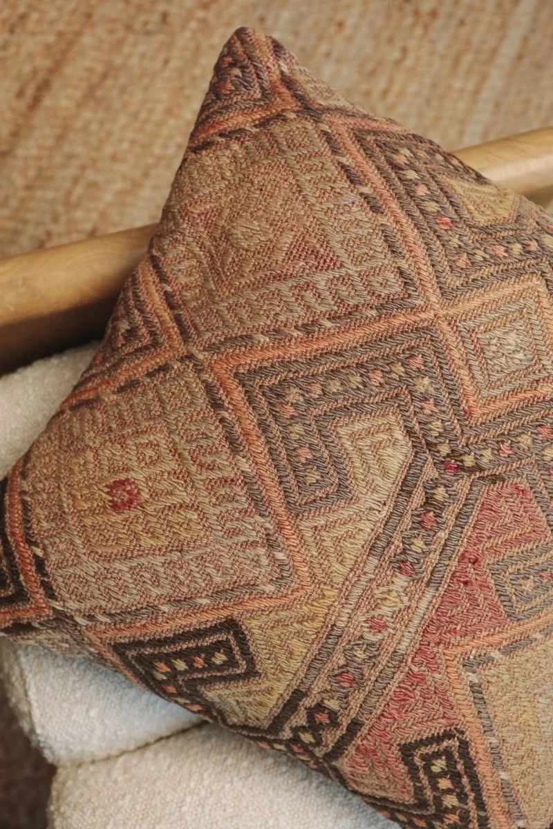 Kilim Square Pillow Beş - Image 2