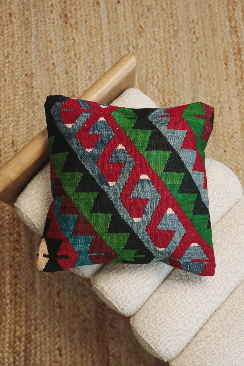 Kilim Square Pillow Yirmi Yedi