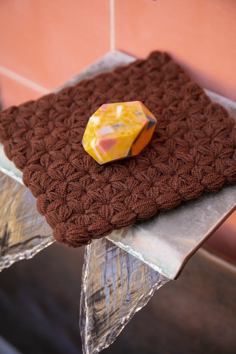 Traditional Turkish Crocheted Kese (Wash Cloth) - Image 10